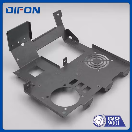 Caixa de alumínio de processamento de dobra personalizada que carimba peças